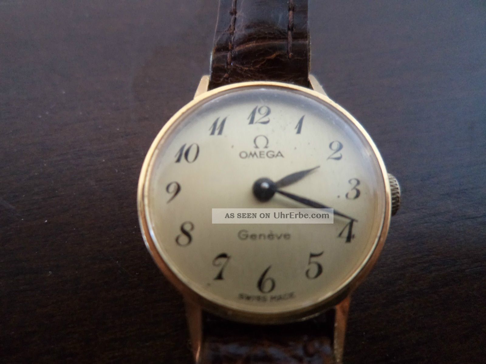 Das Weihnachtsgeschenk - Omega 18k /750er Gold Damenuhr Armbanduhren Bild