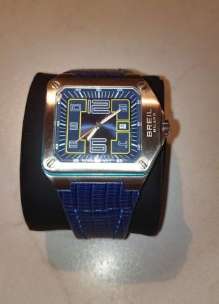 Armbanduhr Marke Breil Modell Bw0386 Herrenuhr Von Breil Milano Lederarmband Bild