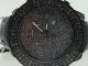Armbanduhr Herren Joe Rodeo 3 Reihen Maßgefertigt Schwarz Diamant 6.  75 Karat Armbanduhren Bild 3