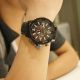 1 Men ' S V6 Casual U - Boat Style Black Silicone Belt Sports Wristwatch Armbanduhren Bild 2
