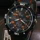 Mens Sport Armbanduhren Rubber Silikonband F1 Gt Armee Uhren Beiläufige Big Dial Armbanduhren Bild 3