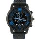 Herren Schwarz Stilvolle Silikon Edelstahl - Quarz - Sport - Armbanduhr - Armbanduhren Bild 5