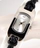 Silber Damen Armbanduhr Retro Designer Spirit Oval Geflochtene Leder Band Armbanduhren Bild 4