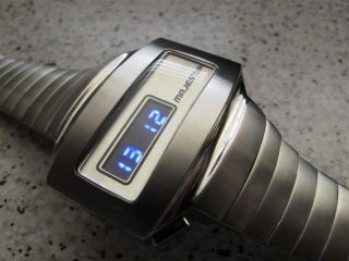 Majestyk M - I Limited - Edition Blue Led Watch Ref Ag092 Bild
