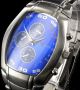 Jay Baxter Metallband Herrenuhr Xxl In Fliegerstyle Farbe Silber Metallic Blau Armbanduhren Bild 1