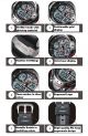10atm / 100m Wasserdicht Sportuhr,  Analoge Und Digitale Anzeige Zweier Zeit Armbanduhren Bild 3