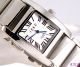 Retro Designer Bracelet Stil Silber Rhodium Pltd Klassisch Herren Handgelenk Armbanduhren Bild 4