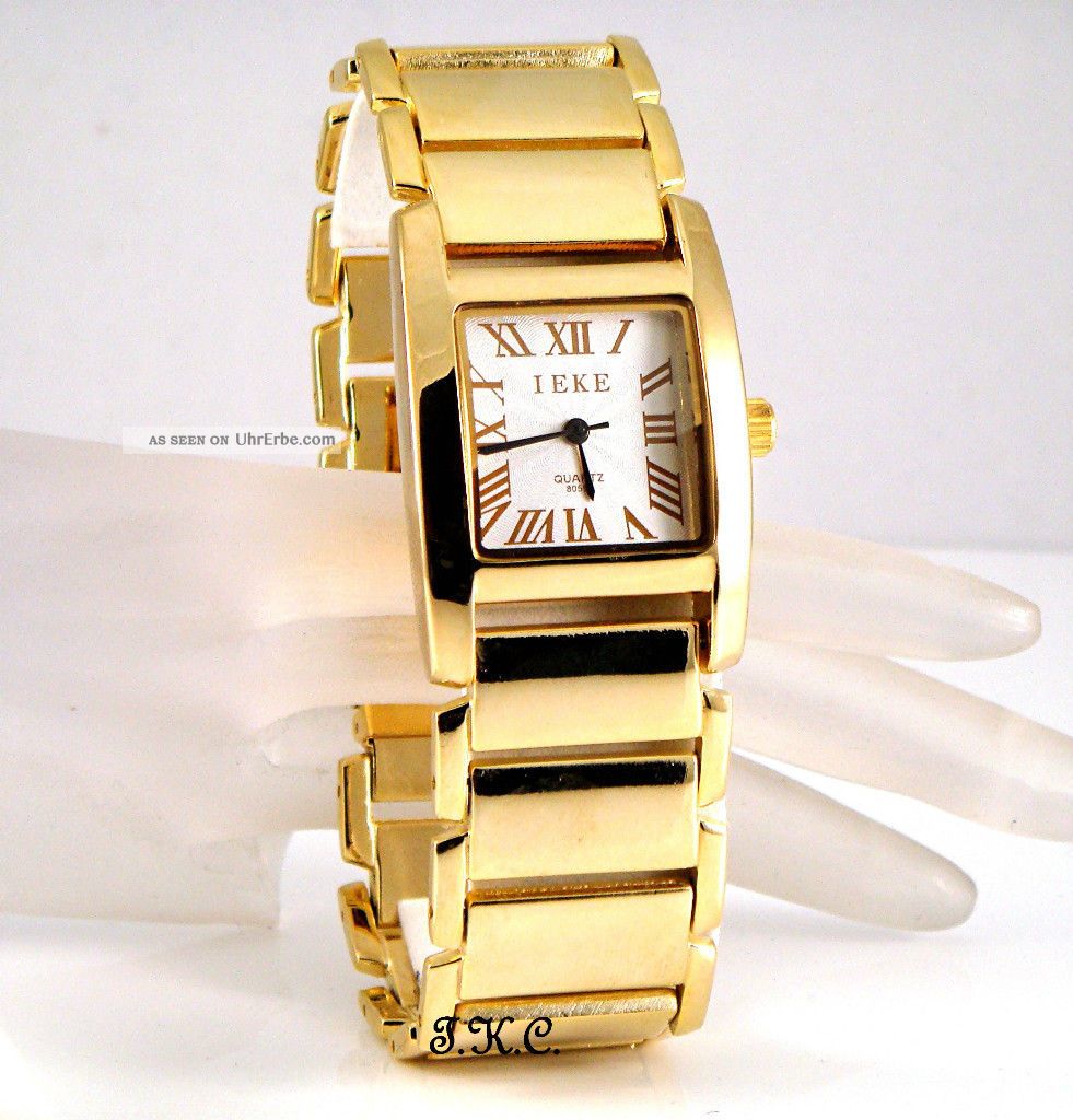 Retro Designer Armbanduhr Vergoldet Klassische Herrenuhr Armbanduhren Bild