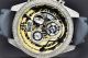 Artica Diamant Uhr Schwarz & Gelb Zifferblatt 2 Zeilen Lünette 3,  5 Ct Datum Armbanduhren Bild 14