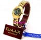 Designer Klassische Omax Damenuhr Wasserdicht Gold Schwarz Kristall Armbanduhren Bild 1