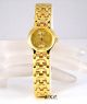 18k Vergoldete Design Deco Chic Damen Uhr Mit Swarovski Kristallen Armbanduhren Bild 3