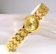 18k Vergoldete Design Deco Chic Damen Uhr Mit Swarovski Kristallen Armbanduhren Bild 5