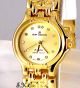 18k Vergoldete Design Deco Chic Damen Uhr Mit Swarovski Kristallen Armbanduhren Bild 6