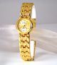 18k Vergoldete Design Deco Chic Damen Uhr Mit Swarovski Kristallen Armbanduhren Bild 7
