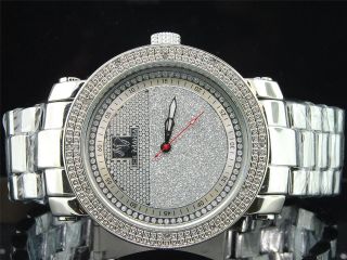 Herren Ice Mania Jojo Vereisungs Jojino Rodeo Diamant Uhr Weiß Glänzend Im1179m Bild