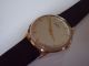 Dugena Precision Gold 585 14k Handaufzug Swiss Made Armbanduhren Bild 1