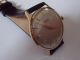Dugena Precision Gold 585 14k Handaufzug Swiss Made Armbanduhren Bild 4