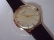 Dugena Precision Gold 585 14k Handaufzug Swiss Made Armbanduhren Bild 6