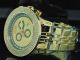 Herren Armbanduhr Joe Rodeo 3 Reihen 3,  4kt Diamant Täuschung Zifferblatt Uhr Armbanduhren Bild 6