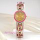 Omax Damen Retro Pink Email Vergoldete Schweizer Marken Seiko Uhr Jhs434 Armbanduhren Bild 17