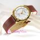 Omax Vergoldete Wasserdichte Schweizer Seiko Uhrwerk Braune Leder Unisex Uhr Armbanduhren Bild 18