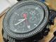 Herren Armbanduhr Joe Rodeo 2 Reihen 1,  75 Kt Diamant Einfassung Schwarz Uhr Armbanduhren Bild 3