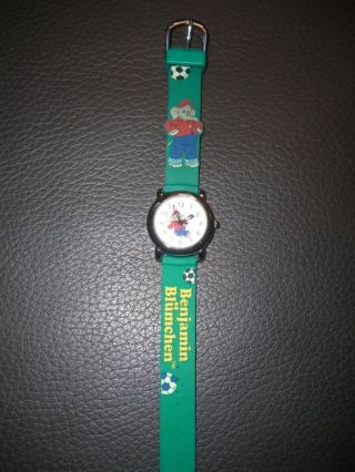 Robuste Kinderarmbanduhr Armbanduhr „benjamin Blümchen Fußball“ Bild