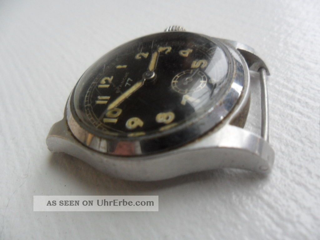 Etanche 77 Dienstuhr Militäruhr 2wk Armbanduhren Bild