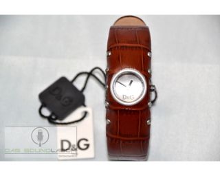 D&g Dolce & Gabbana Damen Uhr Cottage Leder Armband Braun/silber Dw0353 Neu&ovp Bild