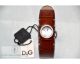D&g Dolce & Gabbana Damen Uhr Cottage Leder Armband Braun/silber Dw0353 Neu&ovp Armbanduhren Bild 4