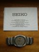 Seiko Automatic Stahl Day Date Herrenarmbanduhr Mit Kaliber 7009 Von 1992 Kasten Armbanduhren Bild 6