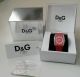 D&g Time Damenuhr Dw0070 Summerland Extension Rot Topmodern,  Bling - Bling Dolce Armbanduhren Bild 2