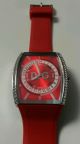D&g Time Damenuhr Dw0070 Summerland Extension Rot Topmodern,  Bling - Bling Dolce Armbanduhren Bild 3
