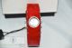 D&g Dolce & Gabbana Damen Uhr Cottage Leder Armband Rot/silber Dw0355 & Ovp Armbanduhren Bild 1