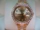 Rolex Lady Datejust - Ref.  69178 - 18 K 750 Gelbgold - Halbbesatz Mit Brillanten Armbanduhren Bild 2