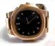 Patek Philippe Damen Uhr Gelbgold Schwarzes Zifferblt Mit Diamanten Armbanduhren Bild 2