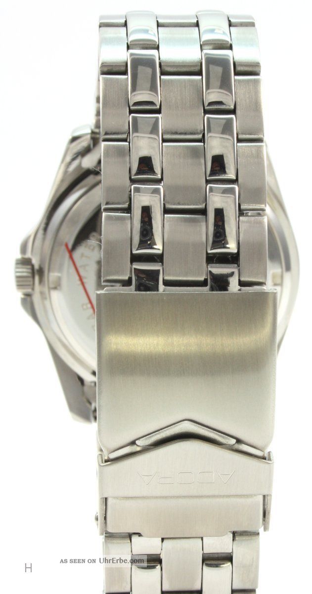 Adora Nautic A655si Edelstahl Herrenuhr Metallband 20 Bar Wasserdicht Adora Nautic A655si Edelstahl Herrenuhr Metallband 20 Bar Wasserdicht