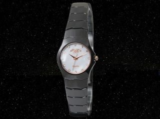 Flache Astroavia Cb 1 Luxus Keramik Uhr Saphirglas Damenuhr Ceramic Watch Weiss Bild
