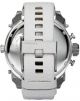 Diesel Herren Uhr Chronograph Weiß Silber Leder Armbanduhr Marken Uhr Xxl Dz7194 Armbanduhren Bild 2