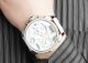 Diesel Herren Uhr Chronograph Weiß Silber Leder Armbanduhr Marken Uhr Xxl Dz7194 Armbanduhren Bild 4