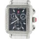 Michele Deco Diamond Zifferblatt & Lünette Chronograph Damen Uhr Armbanduhren Bild 1