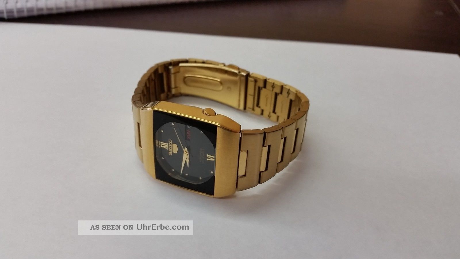 Seiko 5 Automatic 21 Jewels Datum Wochentag 310620 Gold