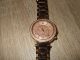 Michael Kors Uhr Rosegold M.  Strass Animalprint Armbanduhren Bild 2