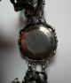 Damen Trachten Armbanduhr Echt Silber 835,  Granat,  Mirabell Handaufzug,  Filigran Armbanduhren Bild 4