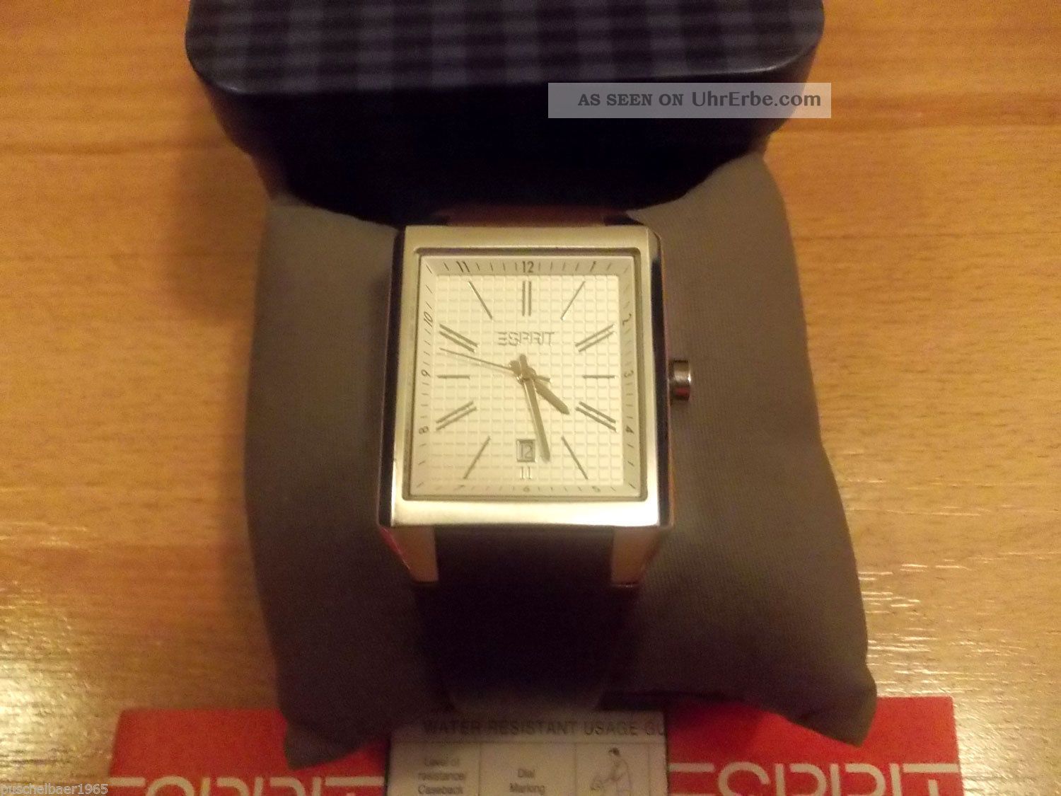 Ovp Esprit Herren Armbanduhr Monterey Brown Armbanduhren Bild