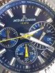 Jaques Lemans Herren Sport Chronograph 1 - 1757 Datumsanzeige 10 Atm Jachtmeter Armbanduhren Bild 1