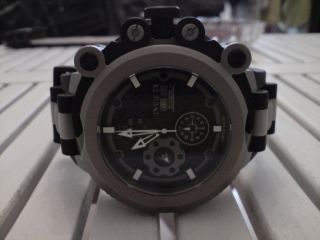 Swiss Chrono Automatic Uhr In Titan Day Date 47mm Spahire Hau Neuwewrtig Bild