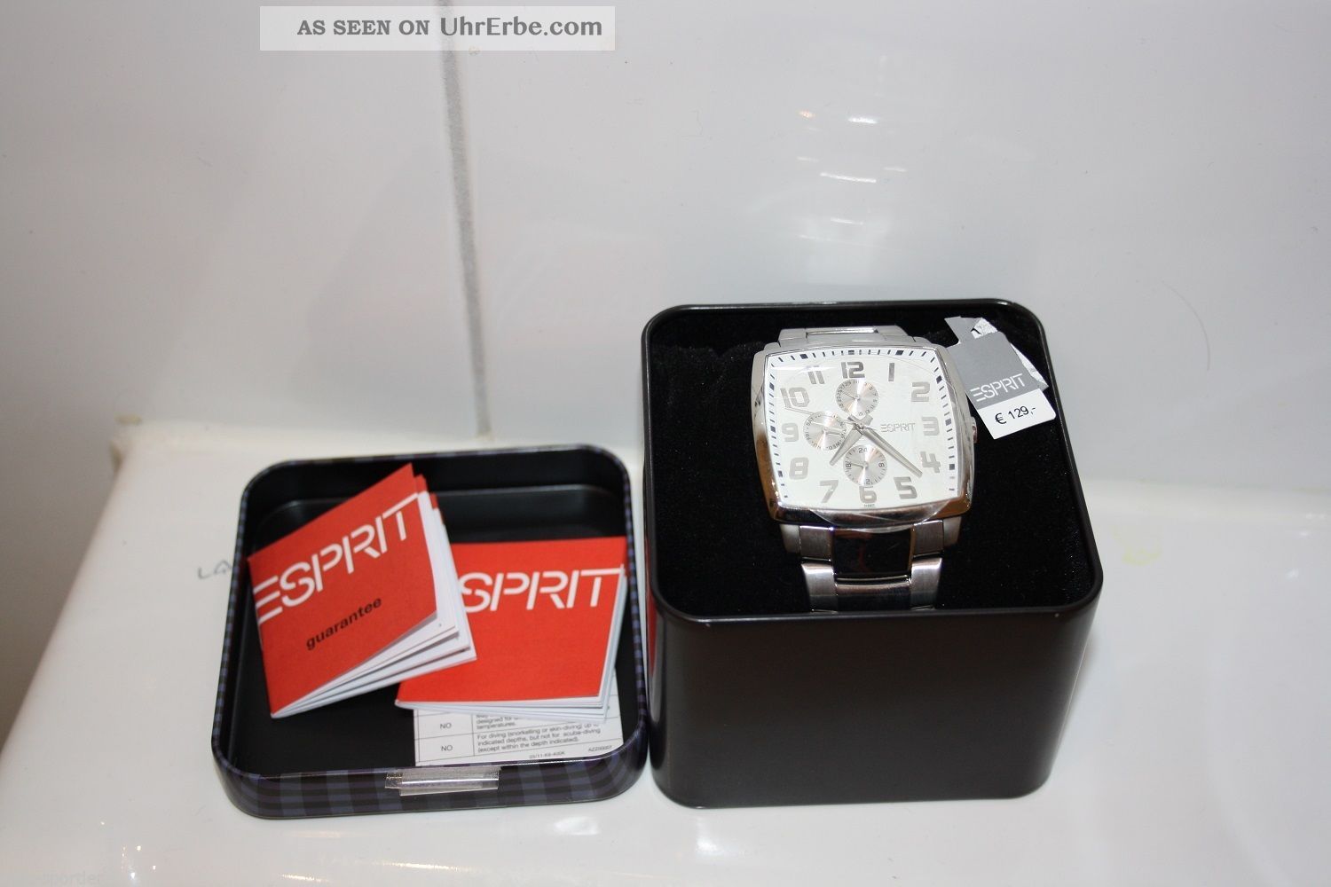 Esprit Herren - Armbanduhr Cool Trick Silber Es101881006 Armbanduhren Bild