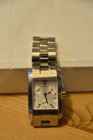 Baume & Mercier Uhr Hampton Chronograph Stahlband Herren Bild