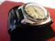 Glycine Bienne - Geneve,  Militäruhr,  Handaufzug,  Vintage 60ér - 70ér Jahre,  Stahl/leder Armbanduhren Bild 1